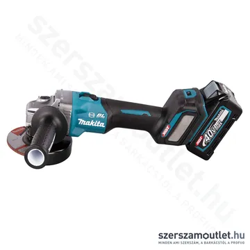 MAKITA GA023GM201 Akkus szénkefementes sarokcsiszoló (40V/125mm) (2x4,0Ah/40V)