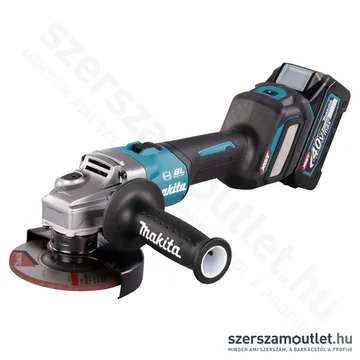 MAKITA GA023GM201 Akkus szénkefementes sarokcsiszoló (40V/125mm) (2x4,0Ah/40V)