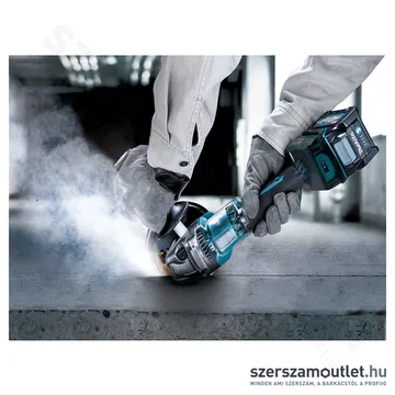MAKITA GA026GM201 Akkus szénkefementes sarokcsiszoló (40V/125mm) (2x4,0Ah/40V)