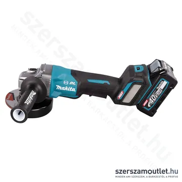 MAKITA GA029GM201 Akkus szénkefementes sarokcsiszoló+Fék (40V/125mm) (2x4,0Ah/40V)