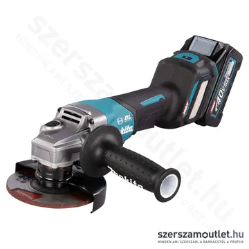 MAKITA GA029GM201 Akkus szénkefementes sarokcsiszoló+Fék (40V/125mm) (2x4,0Ah/40V)