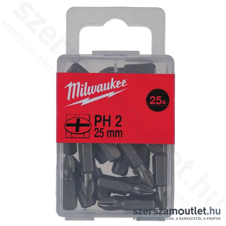 MILWAUKEE Bithegy PH2x25mm (25db) (4932399587)