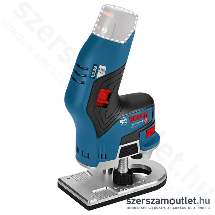 BOSCH GKF 12V-8 Akkus élmaró (12V/6-8mm) (Akku és töltő nélkül!) (06016B0002)