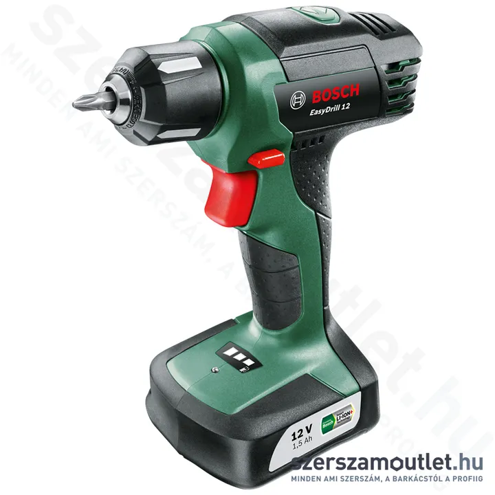 BOSCH EASYDRILL 12 Akkus fúró-csavarbehajtó (1,5Ah/12V) (06039B3001)
