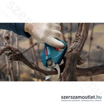 BOSCH PRO PRUNER Akkus metszőolló (2x3,0Ah/12V) (06019K1021) + AJÁNDÉK KESZTYŰ (F016800314)