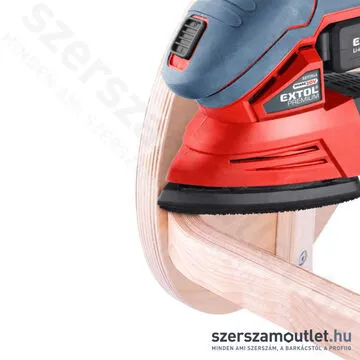 EXTOL Share20V Akkus delta csiszoló 123x95mm (1x2,0Ah/20V)