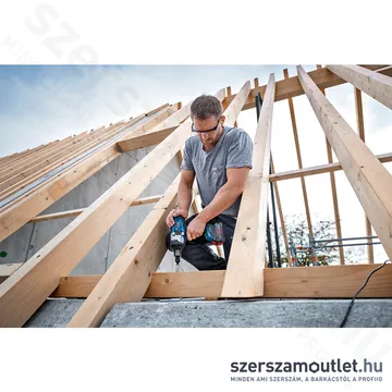 BOSCH GDS 18V-1050 H Akkus ütvecsavarozó szénkefementes, L-Boxxban (3/4