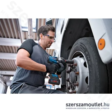 BOSCH GDS 18V-1050 H Akkus ütvecsavarozó szénkefementes, L-Boxxban (3/4