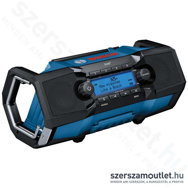 BOSCH GPB 18V-2 SC Akkus rádió (FM/DAB+) (18V) (Akku és töltő nélkül!) (06014A3100)