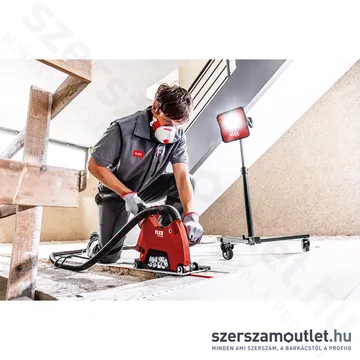 FLEX DCG L 26-6 230 Set Gyémántvágó porelszívóval, vezetősínnel kofferben (2600W/230mm) (494.674)
