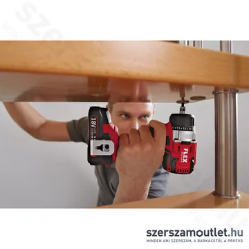 FLEX DD 2G 18.0-EC 5.0 SET Akkus fúró-csavarozó, L-BOXX (2x5,0Ah/18V) (504.890)
