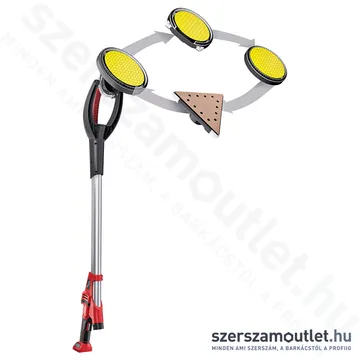 FLEX GE MH 18.0 EC 5.0 AH SET Akkus fal- és mennyezetcsiszoló 225mm (2x5,0Ah/18V) (504.033)