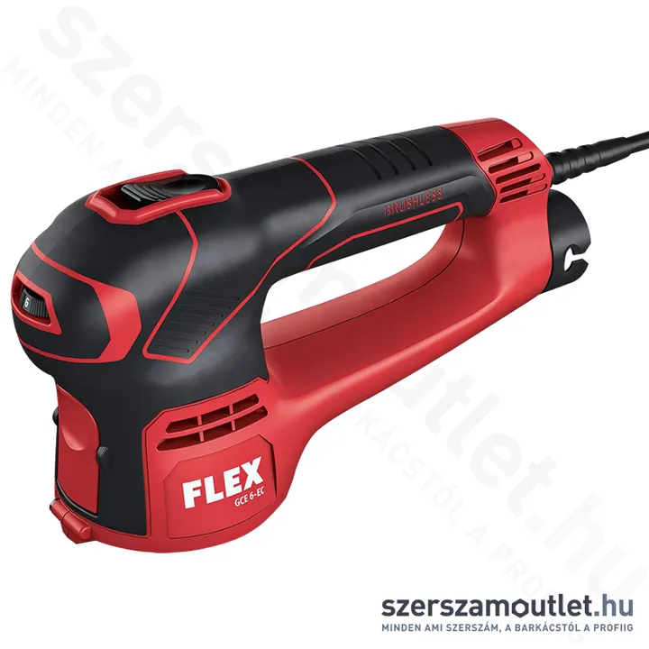 FLEX GCE 6-EC Rövidszárú falcsiszoló szénkefementes (600W/225mm) (497.568)