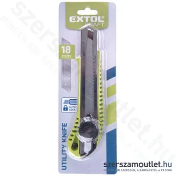 EXTOL Tapétavágó kés, fémházas, csavaros rögzítő 18mm