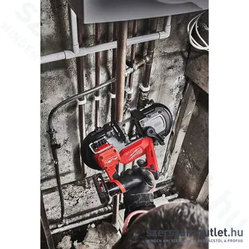 MILWAUKEE M12 FBS64-0C Akkus szalagfűrész kofferben (12V) (Akku és töltő nélkül!) (4933478440)