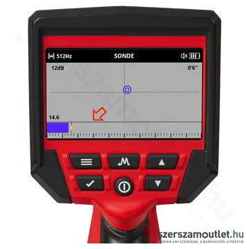 MILWAUKEE M12 PL-201C Akkus csővezeték helymeghatározó, kofferben (1x2,0Ah/12V) (4933478615)