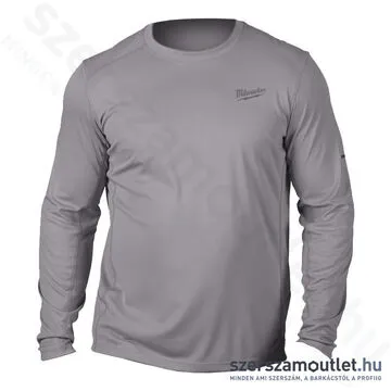 MILWAUKEE WWLSG-L WORKSKIN Technikai hosszú ujjú póló, szürke (L) (4933478190)