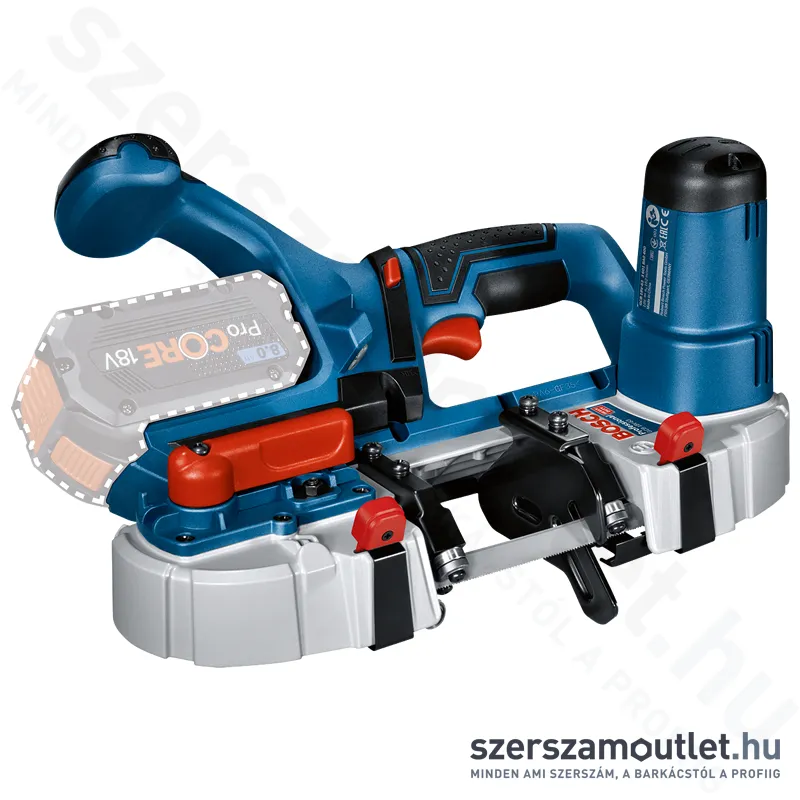 BOSCH GCB 18V-63 Akkus szalagfűrész (18V) (Akku és töltő nélkül!) (06012A0400)