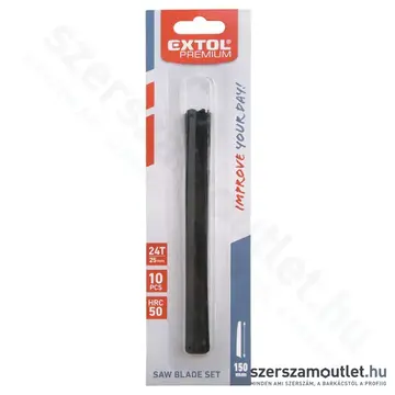 EXTOL Fémfűrészlap készlet 150mm (10db)