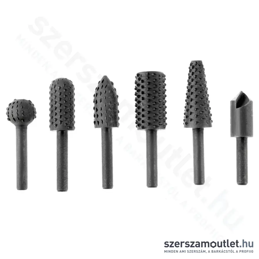 EXTOL Csapos ráspoly készlet 6 részes (6mm)