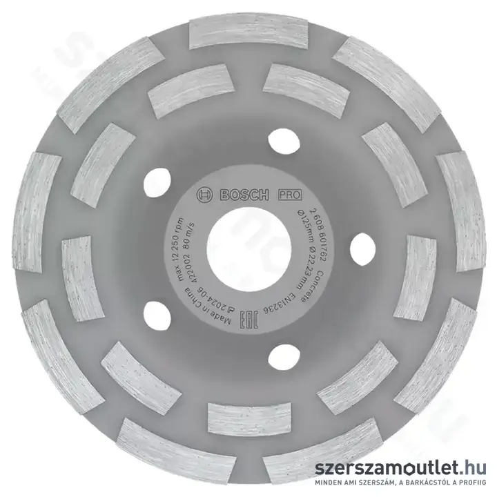 BOSCH Expert for Concrete gyémánt fazékkorong Long Life 125x22,23mm (2608601762)
