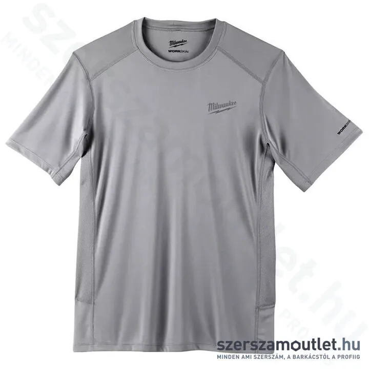 MILWAUKEE WWSSG-XL WORKSKIN Technikai rövid ujjú póló, szürke (XL)