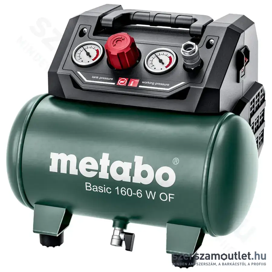 METABO Basic 160-6 W OF Olajmentes kompresszor (900W/6l)