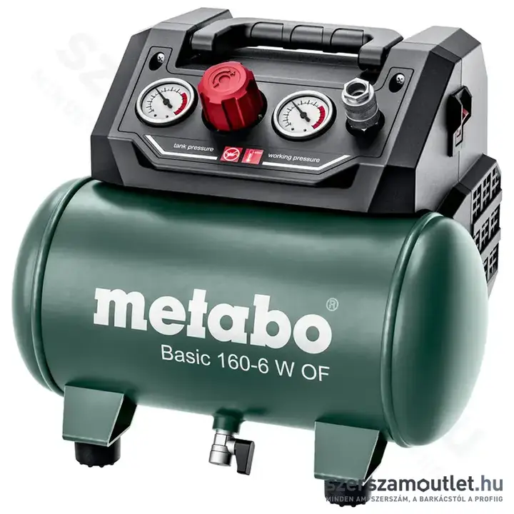 METABO Basic 160-6 W OF Olajmentes kompresszor (900W/6l) (601501000)