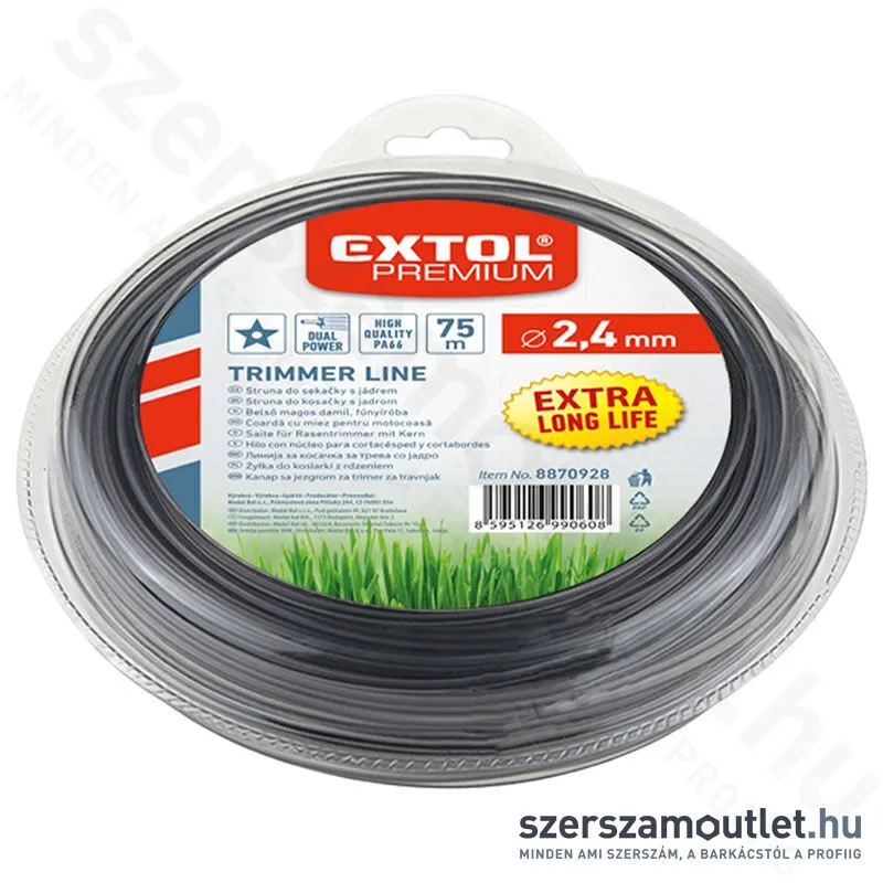 EXTOL Damil 2,4mm/75m