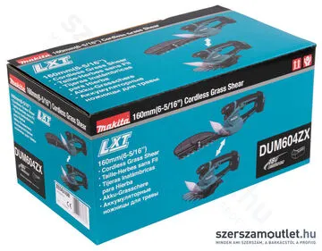 MAKITA DUM604ZX Akkus sövényvágó (18V) (Akku és töltő nélkül!)