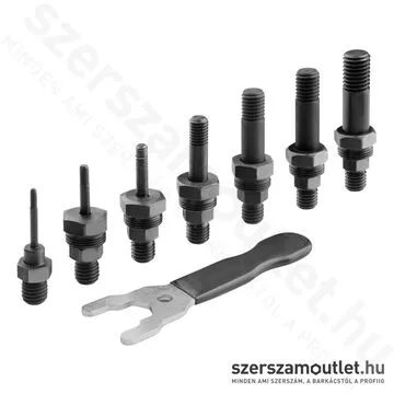 FORTUM Szegecsanya adapter készlet fúrógépekhez (POP-NUT) kofferben (M3-M12)