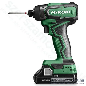 HIKOKI KC18DD-DS-3AH Akkus fúró-csavarbehajtó + akkus ütvecsavarozó HITBOXBAN (2x3,Ah/18V)