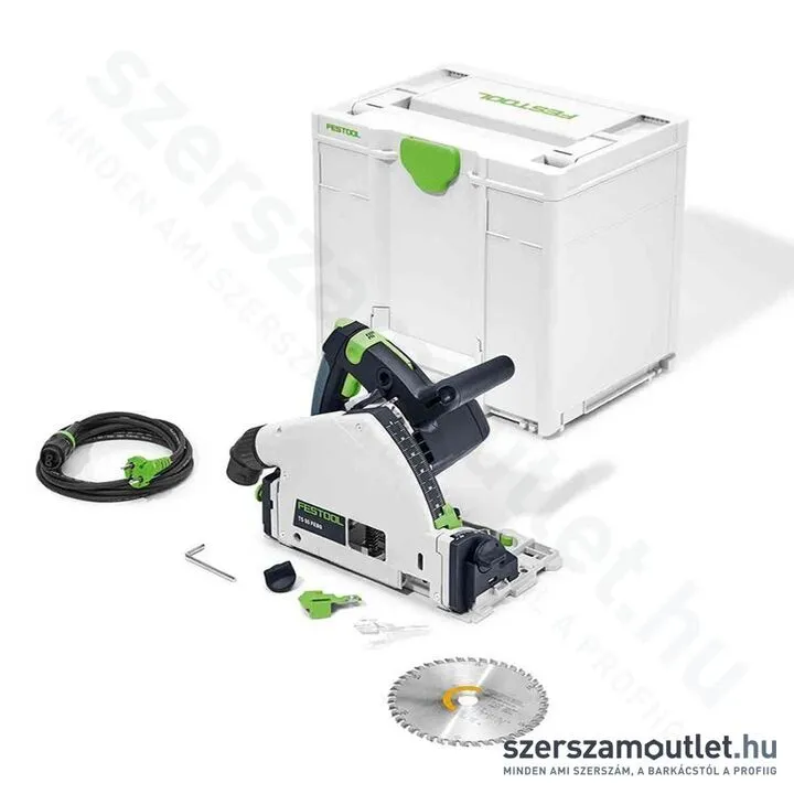 FESTOOL TS 55 FEBQ-Plus Merülőfűrész Systainer-ben (1200W/160mm) (576703)