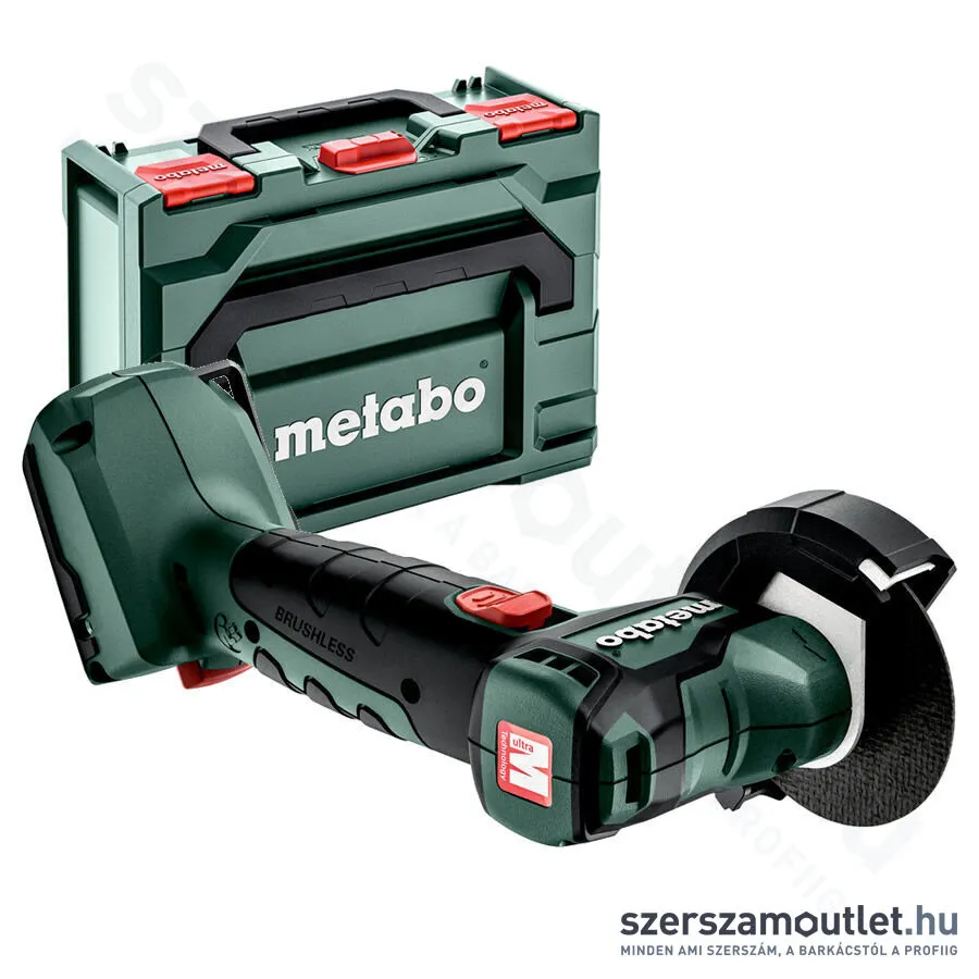METABO PowerMaxx CC 12 BL Akkus sarokcsiszoló (12V/76mm) metaBOXban (Akku és töltő nélkül!)