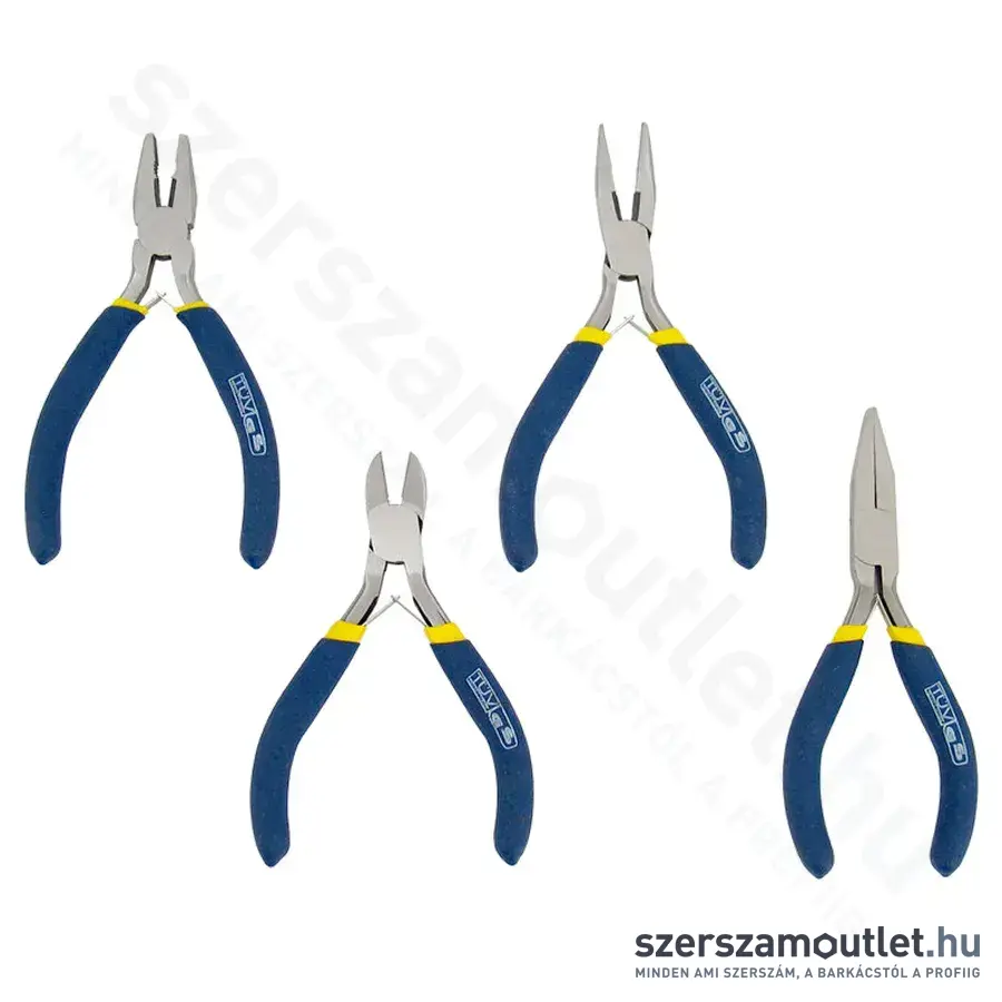 EXTOL Mini fogó készlet, 4 részes 125mm