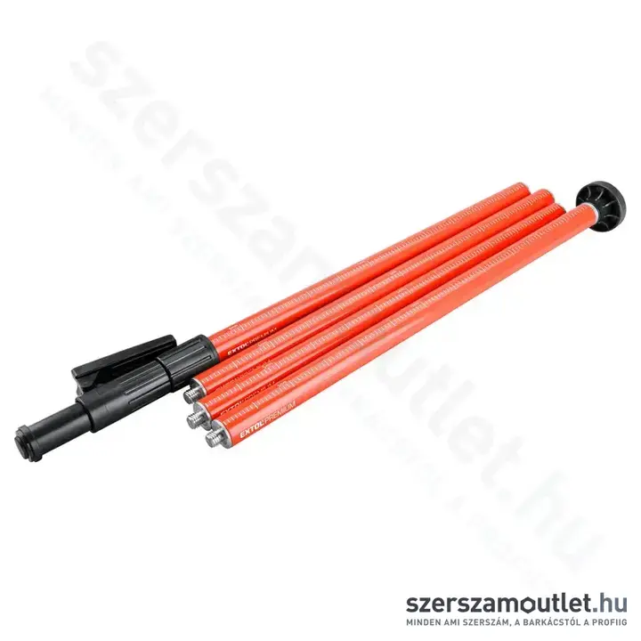 EXTOL Teleszkópos rúdállvány lézeres vízszintezőhöz 5/8"-1/4" (590-3000mm)