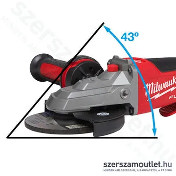 MILWAUKEE M18 FSAGF125XPDB-0X Akkus sarokcsiszoló HD kofferben (18V/125mm) (Akku és töltő nélkül!)