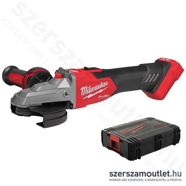 MILWAUKEE M18 FSAGF125XB-0X Akkus sarokcsiszoló HD kofferben (18V/125mm) (Akku és töltő nélkül!)