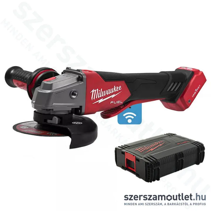 MILWAUKEE M18 ONEFSAG125XPDB-0X Akkus sarokcsiszoló HD kofferben (18V/125mm) (Akku és töltő nélkül!)