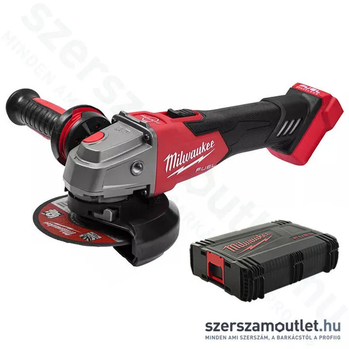 MILWAUKEE M18 FSAG125XB-0X Akkus sarokcsiszoló HD kofferben (18V/125mm) (Akku és töltő nélkül!)