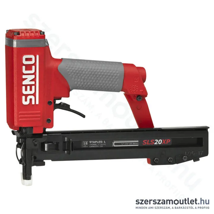 SENCO SLS20XP-M Pneumatikus tűzőgép (M kapocs/18GA/10-38mm) kofferben (492024N)