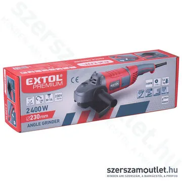 EXTOL Sarokcsiszoló lágyindítással (2400W/230mm)