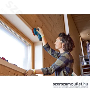 BOSCH GEX 12V-125 Akkus excenter csiszoló (12V/125mm) (Akku és töltő nélkül!) (0601372101)