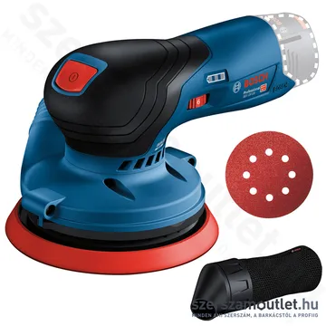 BOSCH GEX 12V-125 Akkus excenter csiszoló (12V/125mm) (Akku és töltő nélkül!) (0601372101)