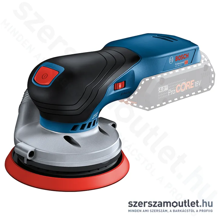 BOSCH GEX 18V-125 Akkus excenter csiszoló (18V/125mm) (Akku és töltő nélkül!) (0601372201)