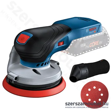 BOSCH GEX 18V-125 Akkus excenter csiszoló (18V/125mm) (Akku és töltő nélkül!) (0601372201)