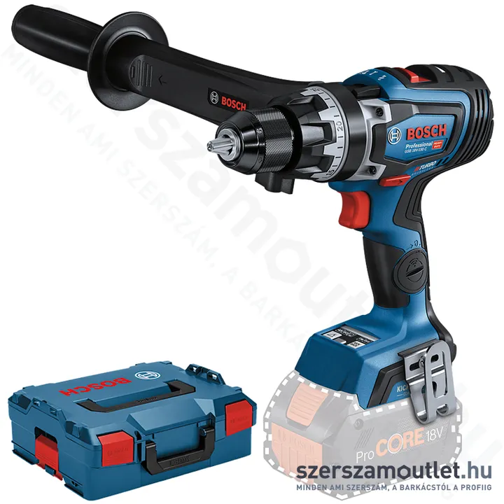 BOSCH GSB 18V-150 C Akkus ütvefúró-csavarozó szénkefementes, L-Boxxban (18V) (Akku és töltő nélkül!)