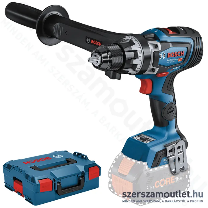 BOSCH GSR 18V-150 C Akkus fúró-csavarbehajtó szénkefementes, L-Boxxban (18V) (Akku és töltő nélkül!)