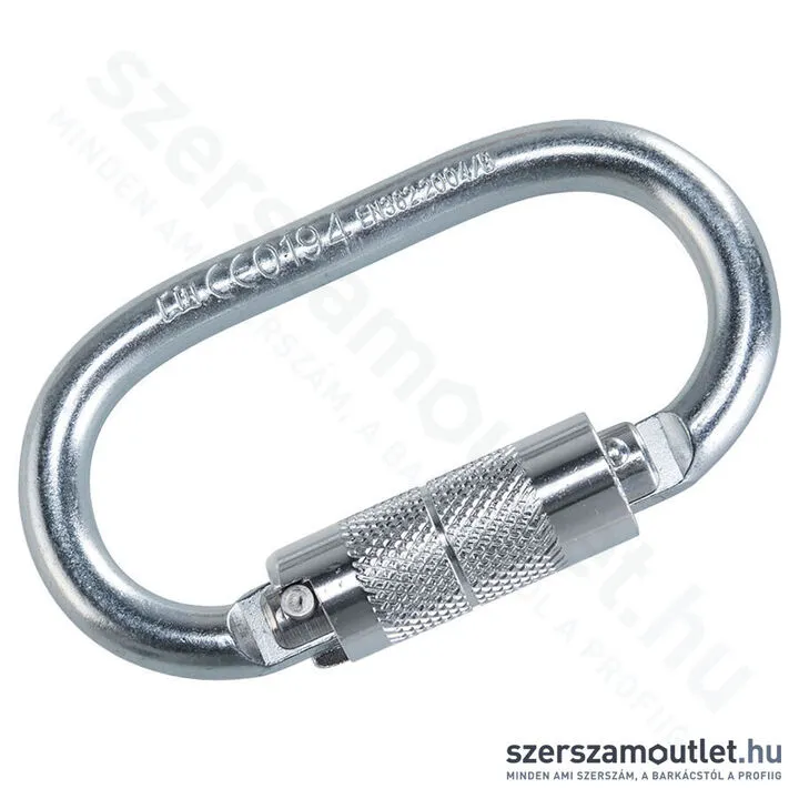 PORTWEST FP33 TWIST LOCK Karabiner [Ezüst] (FP33SIR)