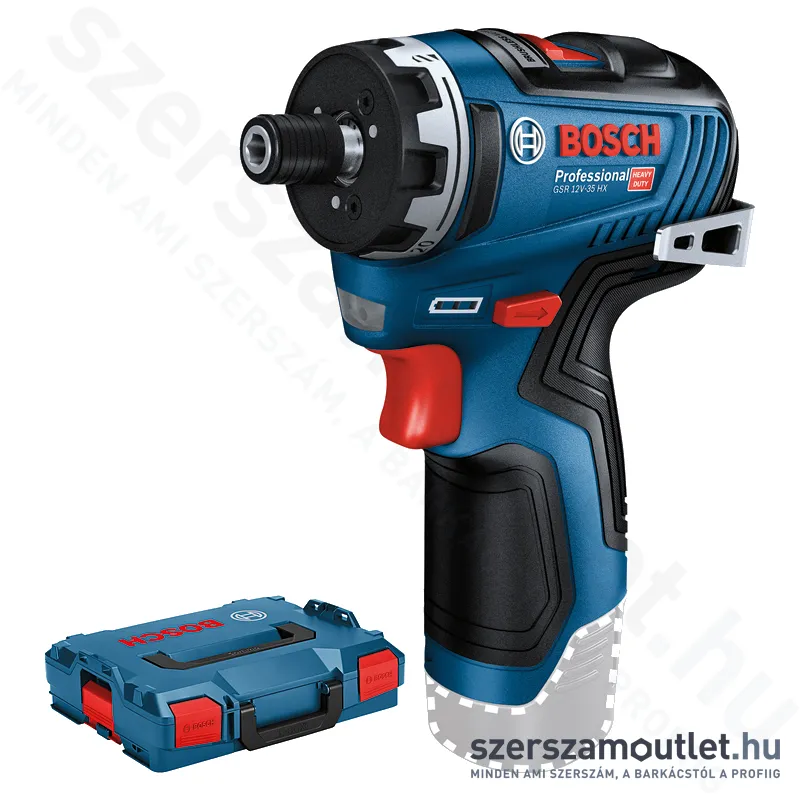 BOSCH GSR 12V-35 HX Akkus csavarozó szénkefementes, L-Boxxban (12V) (Akku és töltő nélkül!)